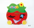 Kids DIY EVA Foam Pen Holder Strawberry Craft Kit Children Kindergarten Handmade Art Toy - R Little Apple