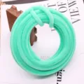 Mint green chenille stems 10mm fluffy pipe cleaners DIY craft bouquet making supplies - 1m / Mint Green