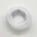 White fuzzy pipe cleaners craft wires, DIY twisted sticks for handmade flower bouquets. - White