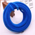 10mm thick blue pipe cleaners chenille stems for DIY floral bouquet craft making supplies - 1m / Sapphire Blue