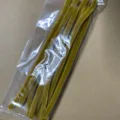 Alambre de felpa de terciopelo chenilla 10mm palitos de torsión DIY para accesorios artesanales - Amarillo Dorado