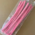 Limpiapipas rosa ultra densos varillas 10mm para manualidades accesorios para el pelo y pulseras. - Rosa Rosado Rojo
