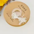 DIY künstliche Perlen Blütenstempel Bastelzubehör für handgemachte Blumendekorationen. - Perlmutt-Stil / 65 Stück/Packung / Perlweiß