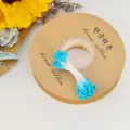 Blau künstliche Perle Staubgefäße Blumen Zubehör für DIY handgefertigte Kunstblumen Basteln. - Perlmutt-Stil / 65 Stück/Packung / Perlglanz Seeblau