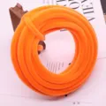 10mm thick orange plush pipe cleaners craft stems for DIY flower bouquets and handmade projects. - 1m / Orange