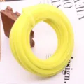 10mm thick yellow pipe cleaners fuzzy wire DIY craft stems for flower bouquets making - 1m / Yellow