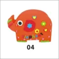 Kids DIY EVA Elephant Pen Holder Craft Material Kit Cute Cartoon Desktop Stationery Organizer - W Elephant