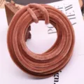 10mm plush pipe cleaners variant, pink brown thick twist sticks for DIY handmade flower bouquet making. - 1m / Coffee