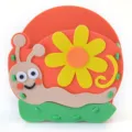 Kids DIY EVA Foam Pencil Holder Craft Kit Cute Snail Design Handmade Toy for Children - W Snail