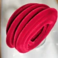 Red fuzzy wire pipe cleaners, 10mm thick dense velvet stems for DIY craft art projects. - Rose Red