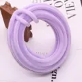 10mm Thick Chenille Stems Pipe Cleaners Fluffy DIY Craft Material for Bouquet Making - 1m / Light Purple