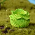 Mini resin cabbage ornament micro landscape miniature dollhouse garden plant pots decor. - No. 8 Cabbage Basket