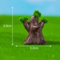 Miniatur Harz Baum Ornament für Mikro Landschaft Garten Dekoration, brauner Stamm mit Moos. - Baobab-Baum Nr. 6
