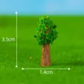 Miniatur Simulationsbaum Harz Ornament Mikrolandschaft Garten Bonsai Dekoration 3.5cm - Nr. 12 Baum mit kleiner Krone