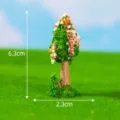 Miniatur Baum Harz Ornament Mikro Landschaft Garten Dekoration Bonsai Basteln Zubehör - Nr. 14 langes Grasholz-Blumenelement