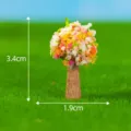 Miniatur simulierter Baum Garten Landschaftsbau Dekoration Zubehör Harz Ornament Variante. - Nr. 18 kleiner Kirschblütenbaum