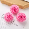 Kunstzijde chrysanten bloemen ballen roze DIY handwerk huwelijk feest decoratie - Roze
