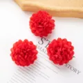 Kunstmatige zijde chrysant neppe bloemen voor DIY bruiloft decoratie accessoires - Heldere Rood