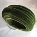 10mm thick 12m green velvet pipe cleaners for DIY craft, handmade floral bouquets making. - Army Green