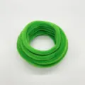 Green pipe cleaners fuzzy wire stems for DIY crafts floral bouquet making and kids art 10mm - Verdant