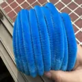 Blue Pipe Cleaner 10mm 12M Fuzzy Wire Craft DIY Twist Stick Handcraft Supplies - Azure Blue