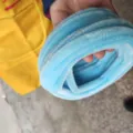Blue fluffy pipe cleaners 10mm thick DIY craft material for creative handmade art projects - Sky Blue
