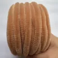 10mm thick velvet pipe cleaner craft stem, light brown fuzzy wire for DIY bouquet making. - Peach