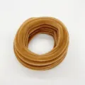 Brown fuzzy pipe cleaners for DIY craft projects, soft plush craft stems, 10mm thick. - Champagne