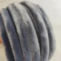 Dense velvet craft stems 10mm thick, perfect for DIY handmade bouquets and kids crafts. - Graphite Gray