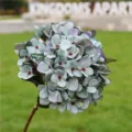 Nahaufnahme Detail künstliche blaue Hydrangea Blume für Heimtextilien Fotografie Requisite - Blau