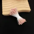 Rosa künstliche Blumenstaubblätter DIY Blumenmaterial Zubehör Handgemachte Rosen Bastelzubehör. - Flacher Rosenkopf / 330 Stück/Packung / Lotusrosa