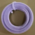 Purple pipe cleaners 10mm DIY craft fuzzy wire fluffy stems for handmade velvet flower art making - Light Purple