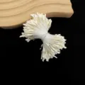 Weiß künstliche Blumenstempel DIY Bastelmaterial für handgemachte Rosen und Netzblumen. - Flacher Rosenkopf / 330 Stück/Packung / Creme
