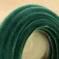 Dark green velvet pipe cleaners fuzzy sticks 10mm thick for DIY craft flower making supplies - Dark Green