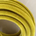 High-density fuzzy wire bendable stems for DIY velvet flowers, 10mm thick craft pipe cleaners. - Golden Yellow