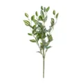 Artificial Tradescantia Plant Branch Fake Green Leaves for Home Decor Desktop Photography - 20-Mesh Eyebrows - Green