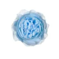 Blue artificial peony silk flower head 8cm for wedding party decoration and gift box packing - Blue