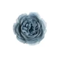 Artificial Peony Silk Flower 8CM Fake Floral for Wedding Party DIY Decoration Gift Box - Fog Blue