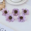 Künstliche violette Gänseblümchen Köpfe für DIY Handwerk, Heimdekoration Haarschmuck. - Hellviolett