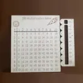 Houten vermenigvuldigingstafel leerspeelgoed, wiskunde educatief bordspel voor kids. - Vermenigvuldigingstabel Speelgoed