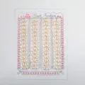 Natürliche weiße Süßwasserperlen, halbgebohrt, für DIY-Schmuckherstellung - Süßwasser-Knopfperle (4A) / 6-6.5mm (112 Stück pro Packung) / Weiß