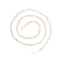 Schnur aus 3-7 mm natürlichen weißen Süßwasser-Kartoffelperlen für DIY-Schmuckmaterial - Kartoffelperle (Grad 2A) / 3-3,5mm (Ca. 36cm/Schnur) / Cremeweiß