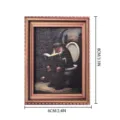 Halloween cornice vintage magnete da frigo strega gotico spaventoso decorazione 8x6cm - MZCT129