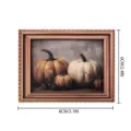 Cornice vintage zucca calamita da frigo per decorazione festa di Halloween, 8x6cm piccola. - MZCT132
