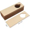 Wooden blank door hanger tags unfinished DIY craft home hotel office decoration detail - Style 1 (Rectangular)