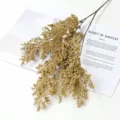 Künstliche Schleierkraut Blumen Zweig Dekoration für Zuhause Hochzeit Party Kunstpflanzen. - Hellkaffee