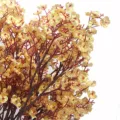 Artificial golden baby's breath flowers silk floral bouquet for wedding home decor display - Gold