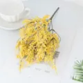 Künstliche gelbe Blumen Zweig Dekoration für Zuhause Wohnzimmer Vase künstliche Pflanzen - Gelb