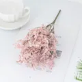 Rosa künstliche Statice Einzelzweig Blume für Zuhause Wohnzimmer Vase Dekoration Falsche - Rosa