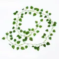 Artificial green vine hanging plant ivy leaves for home decoration and ceiling - Watermelon Leaf
